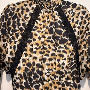 Somerset by Alice Temperley Leopard Silk Maxi Dress – UK 8 (US 4) – Luxe Collab